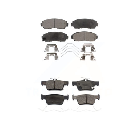 Front Rear Ceramic Brake Pads Kit For 2021-2022 Acura TLX KTC-100734