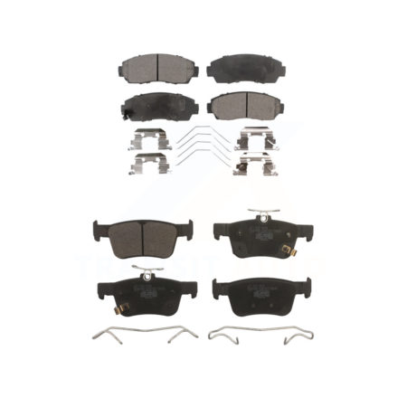 Front Rear Ceramic Brake Pads Kit For 2019-2022 Acura RDX KTC-100737