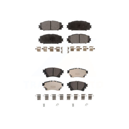 Front Rear Ceramic Brake Pad Kit For 2020-2022 Toyota Corolla With Electric Parking KTC-100745