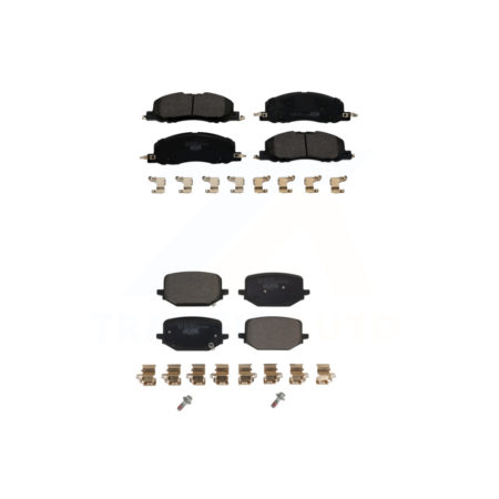 Front Rear Ceramic Brake Pads Kit For Lincoln Aviator KTC-100755