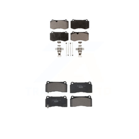 Front Rear Ceramic Brake Pads Kit For 2011-2014 Mercedes-Benz CL550 KTC-100760