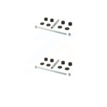 Front Suspension Bar Link Pair For Chevrolet GMC Silverado 1500 2500 HD Tahoe K1500 Yukon KTR-100672