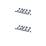 Rear Suspension Sway Bar Link Pair For Mercury Grand Marquis Ford Crown Victoria Lincoln KTR-100932