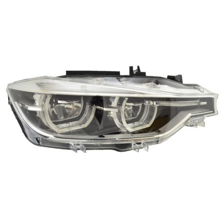 Right Headlamp assy composite F30; Sedan; LED; w/o Adaptive Headlamps - BMW 340i 2016-2018