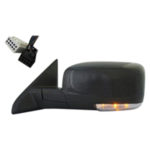 Left Mirror outside rear view Heated; w/Signal Lamp; w/Puddle Lamp; PTM - DODGE RAM 1500 2009-2009