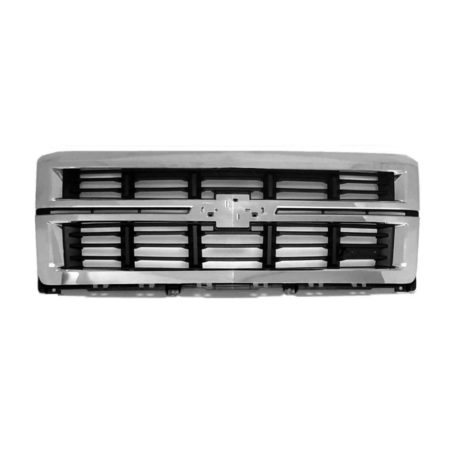 Grille assy LT|LTZ; w/Z71 Pkg; 1st Design; Chrome - CHEVROLET SILVERADO 1500 2014-2015