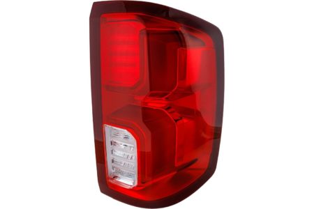 Right Taillamp assy w/LED Accent Light; w/o Z71 Pkg; w/o High Desert Pkg - CHEVROLET SILVERADO 1500 2016-2018