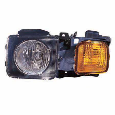 Left Headlamp assy composite all CAPA - HUMMER H3 2006-2010