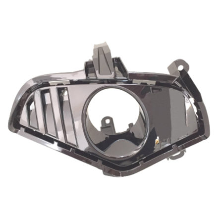 Right Front bumper insert HYBRID; LIMITED|XLE|XSE; Fog Lamp Bezel; w/Fog Lamps; Piano Black - TOYOTA RAV4 2019-2021