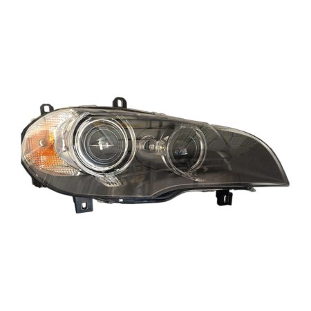Right Headlamp lens/housing E70; xDrive35d|xDrive35i; Xenon; w/o Sport Pkg; From 4-11 CAPA - BMW X5 2011-2013