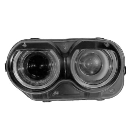 Left Headlamp assy composite Halogen; w/Illumination; w/Air Ducts CAPA - DODGE CHALLENGER 2017-2022