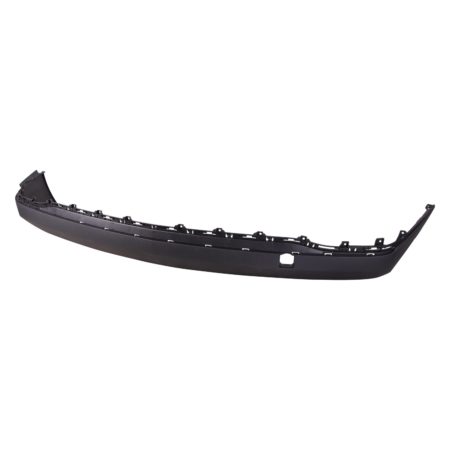 Rear bumper cover lower BASE|LT; 1.5L TURBO|2.0L TURBO; Single Exh; w/o Park Assist; Black - CHEVROLET EQUINOX 2018-2021