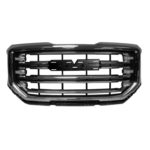 Grille assy SLE|SLT; w/o All Terrain Pkg; Chrome - GMC SIERRA 1500 LIMITED 2019-2019