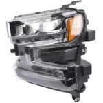 Left Headlamp assy composite LED; w/o Intelligent High Beams - CHEVROLET SILVERADO 1500 LTD 2022-2022