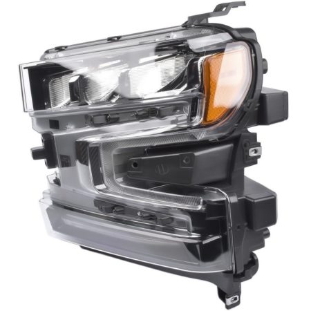 Left Headlamp assy composite LED; w/o Intelligent High Beams - CHEVROLET SILVERADO 1500 LTD 2022-2022