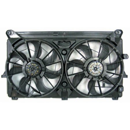 Radiator cooling fan assy 5.3L|6.0L; Motor/Blade/Shroud Dual Fan Assy - CADILLAC ESCALADE EXT 2007-2013