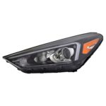 Left Headlamp assy composite Halogen; w/LED Position Lamp - HYUNDAI TUCSON 2019-2021