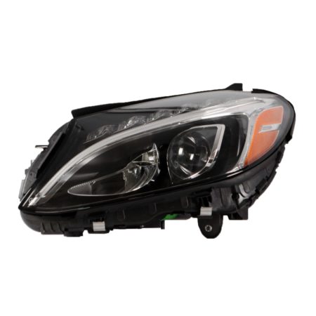 Left Headlamp assy composite W205; Sedan; LED; w/o Cornering Lamps - MERCEDES-BENZ C300 2015-2018