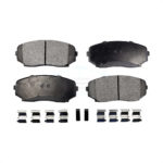 Front Ceramic Disc Brake Pads TEC-1258 For Ford Edge Mazda CX-9 Lincoln MKX CX-7 CX-5
