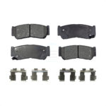 Rear Ceramic Disc Brake Pads TEC-1297 For 2007-2009 Hyundai Santa Fe