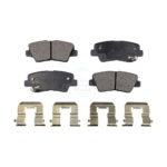 Rear Ceramic Disc Brake Pads TEC-1313 For Hyundai Sonata Kia Optima Soul Elantra Azera Accent Amanti