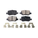 Rear Ceramic Disc Brake Pads TEC-1358 For 2006-2011 Mercedes-Benz B200