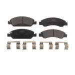 Front Ceramic Disc Brake Pads TEC-1363 For Chevrolet Silverado 1500 GMC Sierra Tahoe Cadillac Yukon