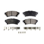 Rear Ceramic Disc Brake Pads TEC-1391 For Toyota Highlander Sienna Lexus RX350 Prius V GS350 IS250
