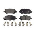 Rear Ceramic Disc Brake Pads TEC-1402 For 2009-2016 Toyota Venza