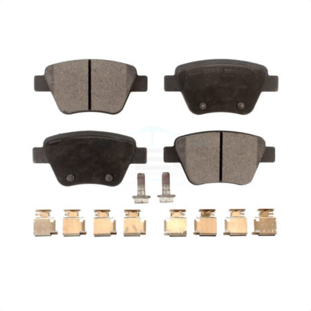 Rear Ceramic Disc Brake Pads TEC-1456 For Volkswagen Jetta Passat Beetle Golf GTI Eos Audi A3