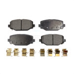 Rear Ceramic Disc Brake Pads TEC-1596 For Dodge Grand Caravan Journey Chrysler Town & Country Ram