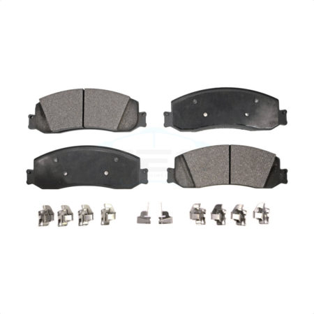 Front Ceramic Disc Brake Pads TEC-1631 For Ford F-250 Super Duty F-350 F-450