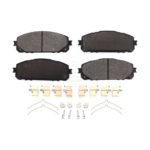 Front Ceramic Disc Brake Pads TEC-1843 For 2014-2022 Jeep Cherokee With Dual Piston Caliper