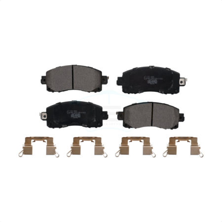 Front Ceramic Disc Brake Pads TEC-2045 For Subaru Crosstrek Impreza Forester Outback Legacy