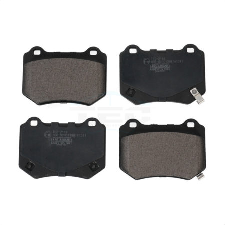 Rear Ceramic Disc Brake Pads TEC-2118 For 2018-2021 Subaru WRX STI