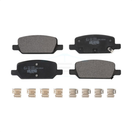 Rear Ceramic Disc Brake Pads TEC-2283 For Tesla 3 Y With Gray Painted Calipers
