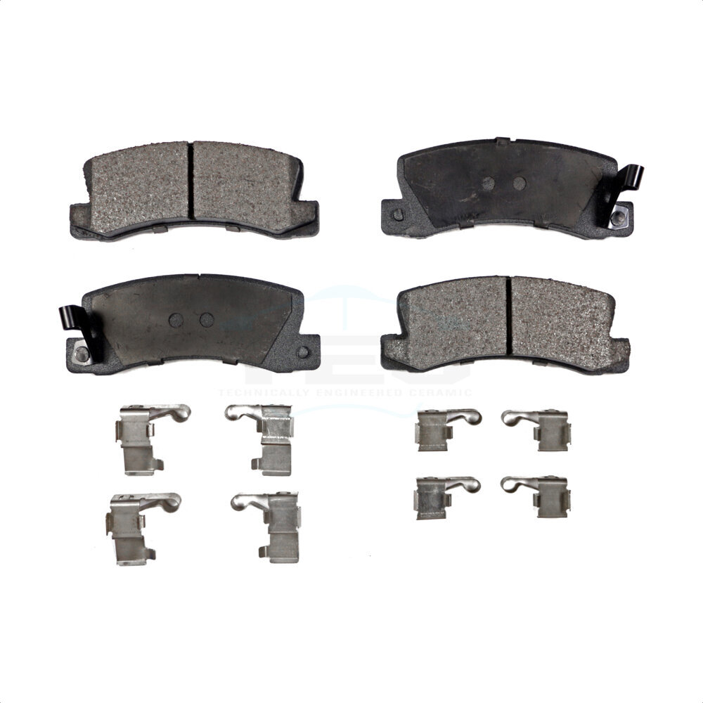 Rear Ceramic Disc Brake Pads TEC325 For Toyota Camry Lexus RX300 ES300