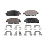Rear Ceramic Disc Brake Pads TEC-905 For Nissan Altima Rogue Sentra INFINITI Murano Maxima G35 G37 Z