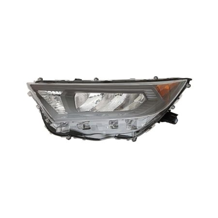 Left Headlamp lens/housing HYBRID LE; Japan Built - TOYOTA RAV4 2019-2021