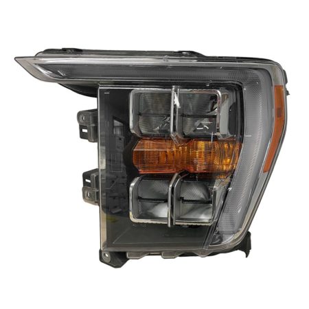 Left Headlamp assy composite LED; Fixed; w/o Black Appearance Pkg - FORD F-150 2021-2023