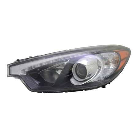 Left Headlamp assy composite Sedan; Halogen; w/LED Position Lamp; From 10-17-14 - KIA FORTE5 2015-2016