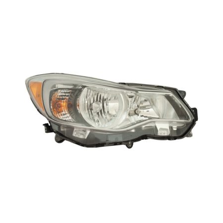 Right Headlamp assy composite Halogen CAPA - SUBARU CROSSTREK 2016-2017