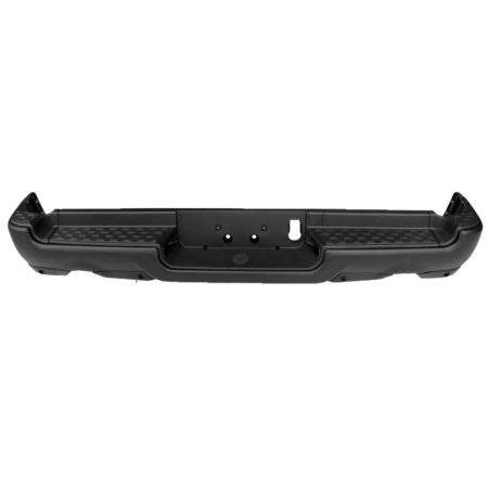 Rear bumper assembly REBEL; Dual Exh; w/Adv Park; w/Parking Sensor; Black - RAM 1500 2019-2022