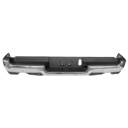 Rear bumper assembly Exc REBEL|TRADESMAN; Dual Exh; w/Adv Park; w/Park Sensor; Chrome - RAM 1500 2019-2022