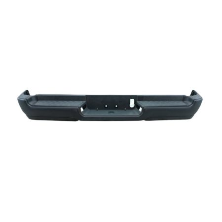Rear bumper assembly REBEL; Single Exh; w/o Adv Park; w/o Parking Sensor; w/o Lamps; Black - RAM 1500 2019-2022