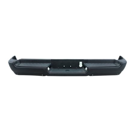 Rear bumper assembly REBEL; Single Exh; w/o Adv Park; w/Parking Sensor; w/o Lamps; Black - RAM 1500 2019-2022