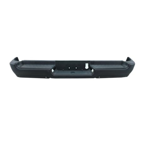 Rear bumper assembly REBEL; Single Exh; w/Adv Park; w/Parking Sensor; w/o Lamps; Black - RAM 1500 2019-2022