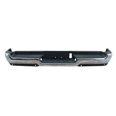 Rear bumper assembly Exc REBEL; Single Exh; w/Adv Park; w/Parking Sensor; w/o Lamps; Chrome - RAM 1500 2019-2022