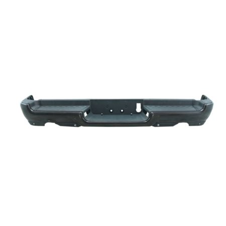 Rear bumper assembly REBEL; Dual Exh; w/o Adv Park; w/Parking Sensor; w/o Lamps; Black - RAM 1500 2019-2022
