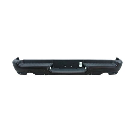 Rear bumper assembly REBEL; Dual Exh; w/Adv Park; w/Parking Sensor; w/o Lamps; Black - RAM 1500 2019-2022